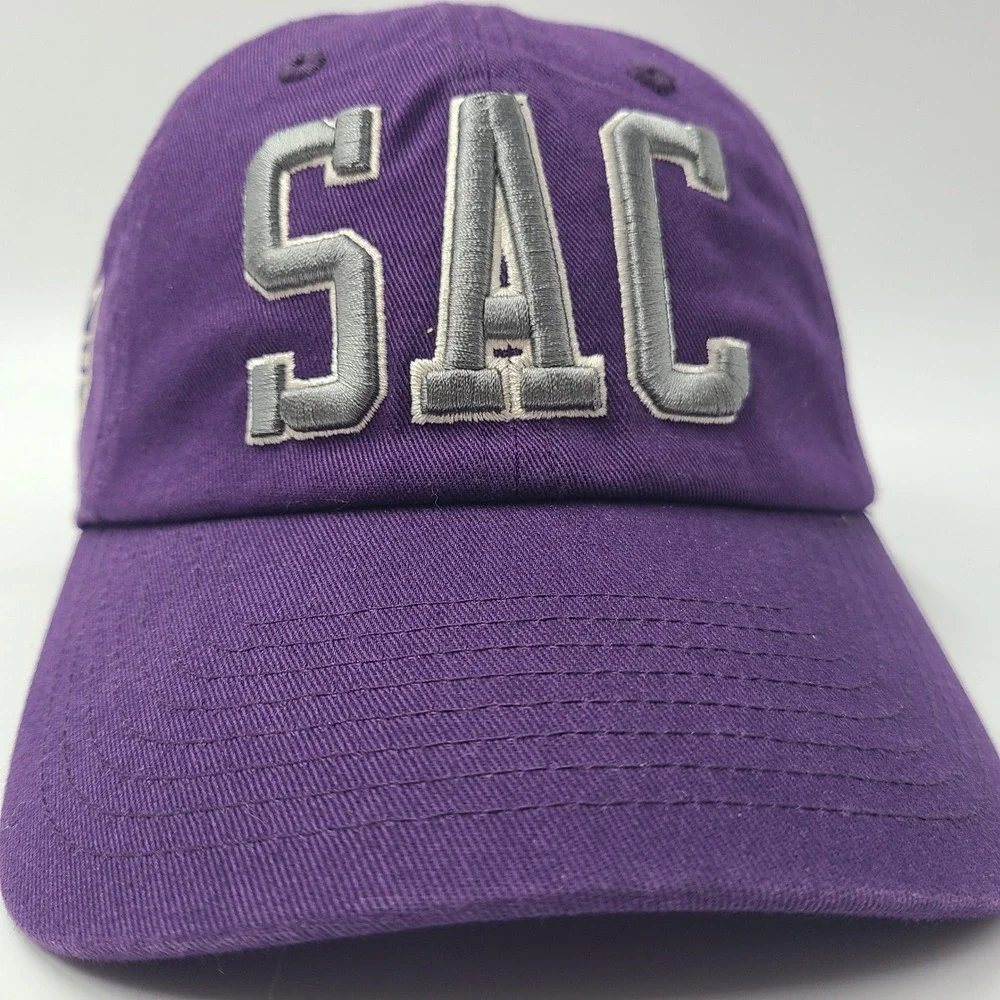 Sacramento Kings Hat Strapback Fan Favorite Purple Gray NBA Basketball Logo‎ Men